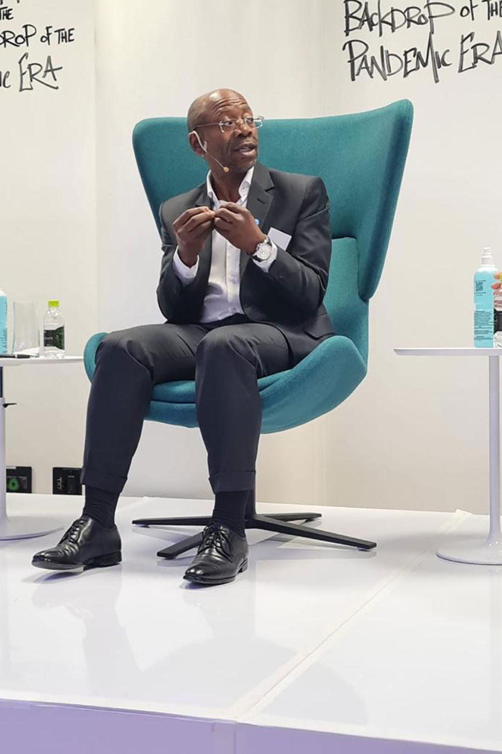 Professor Bonang Mohale at forum